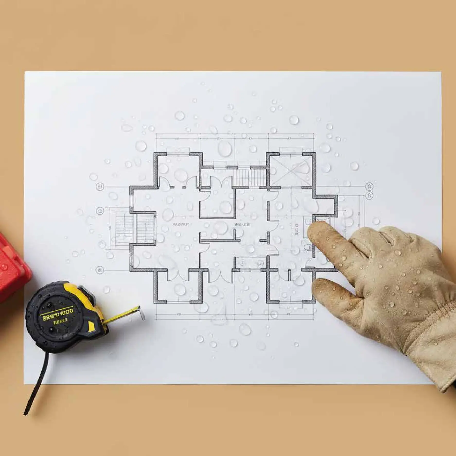 Waterproof Blue prints